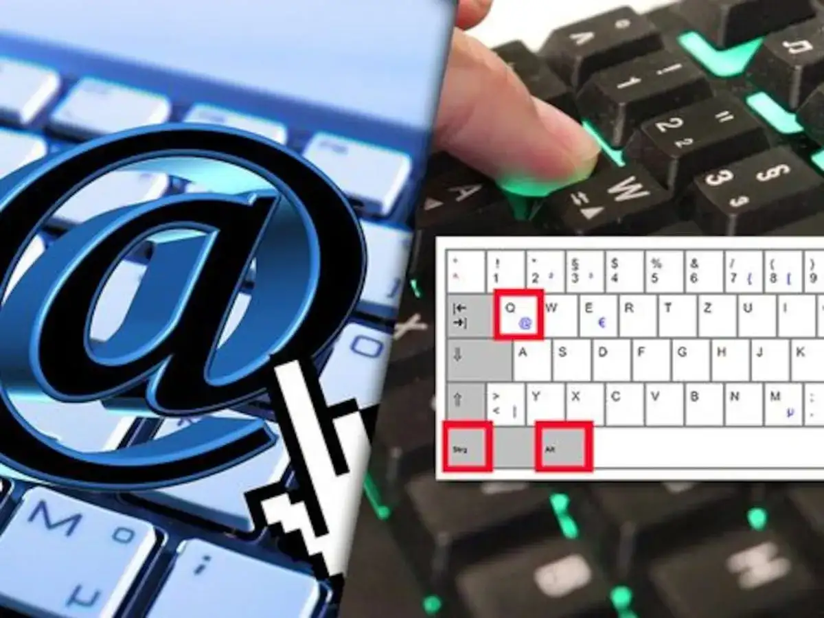 So wie macht man das @ Zeichen auf der Tastatur? Drücke Strg + Alt + Q.